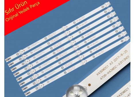 Botech BSC2-43/MTR Tv Led Bar, K430WDK3, K430WDC1 A3 2017-8-2, K430WDC1 A1, 4708-K43WDC-A1113N11, 4708-K43WDC-A3113N11, Televizyon Ledleri